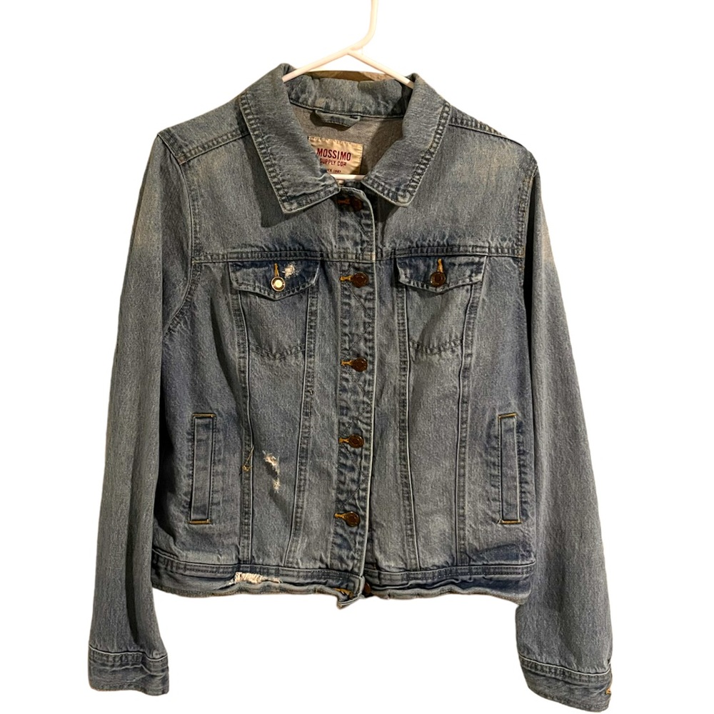 Mossimo Supply Co. Light Blue Denim Jacket, XL